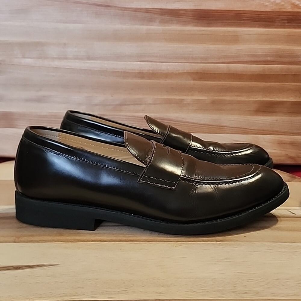 UNITED ARROWS LABEL RELAXING BROWN PENNY LOAFERS MENS SIZE 8.5 BANGLADESH